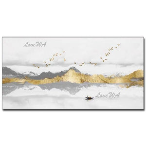 Planet Gates 50cmx70cm / no frame 12 Handpainted Oil Painting On Canvas Color Sea Boat Oil Painting Abstract Modern Canvas Wall Art Living Room Decor Picture