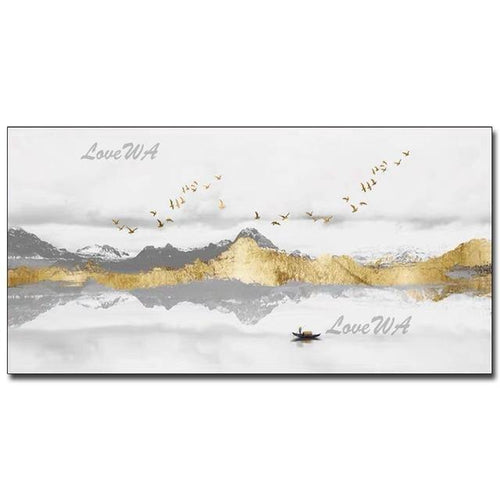 Planet Gates 50cmx70cm / no frame 12 Handpainted Oil Painting On Canvas Color Sea Boat Oil Painting Abstract Modern Canvas Wall Art Living Room Decor Picture