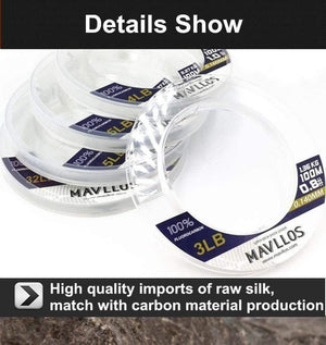 Planet Gates 50M 100M 100% Super Strong True Fluorocarbon Fishing Line Monofilament Leader Carbon Fiber Fly Fishing Fluorocarbon Line