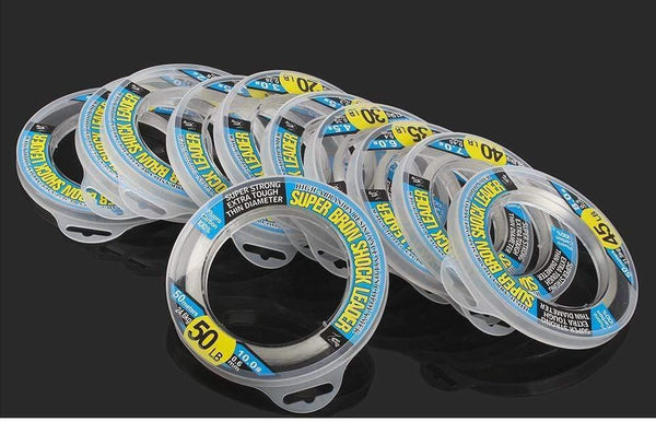 Planet Gates 50M 10LB-50LB 100% Fluoro Carbon Super Bron Shock Leader Line Bass Lure Fishing Line Wear Resisting  Linha De Pesca