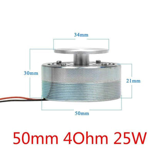 Planet Gates 50mm 4Ohm 25W Audio Portable Speakers 25W/20W 4 Ohm/8 Ohm 44/50MM Full Range Vibration Speaker Altavoz Portatil Resonance Bass Speaker