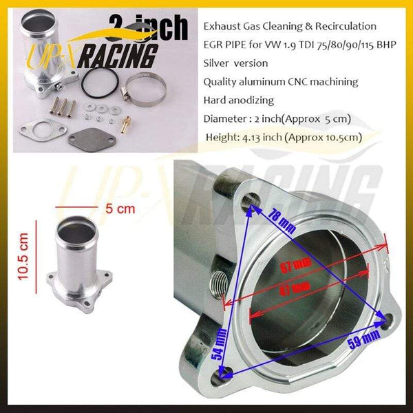 Planet Gates 50MM new design EGR valve replacement for VW 1.9 TDI 75/80/90 BHP Diesel EGR Delet Kit EGR1111