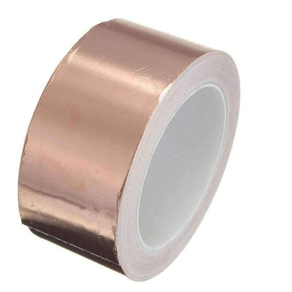 Planet Gates 50mm x 20 m Adhesive Single Face Electric Conduction Copper Foil Tape Shielding Guitar Slug And Snail Barrier Lowest Price