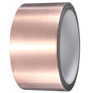 Planet Gates 50mm x10M Adhesive Single Face Electric Conduction Copper Foil Tape EMI Shielding Guitar Slug And Snail Barrier Lowest Price