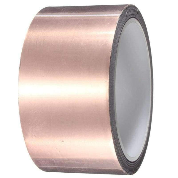 Planet Gates 50mm x10M Adhesive Single Face Electric Conduction Copper Foil Tape EMI Shielding Guitar Slug And Snail Barrier Lowest Price