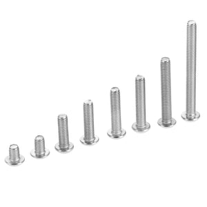 50Pc Stainless Steel Screws Hex Socket Round Head M3 Screw Bolt Furniture Fastener M3*4mm/5mm/10mm/12mm/14mm/16mm/20mm/30mm