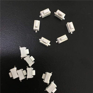 Planet Gates 50PC YT2030Y 3*6*5 5.0H White Touch Switch SMD Button 3 * 6 * 5mm Feet Mini Micro Switch  Little Press 2 Two Feet Pin On Sale