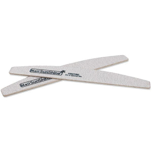 Planet Gates 50Pcs 100/180 Sandpaper Nail Art Files Grey Wooden Sanding Nail Buffer Curved Buffing Professional Manicure Block Nail Care Tool