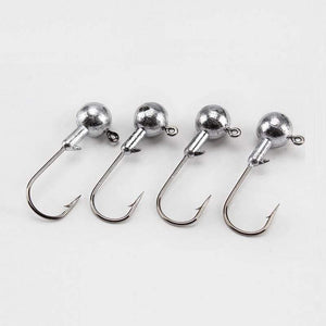 Planet Gates 50pcs 1g 50pcs Jig Head Fishhooks Carbon Steel Fishing Hook 1-20g Lead Jig Hooks For Soft Lure Fishing Accessories YG24