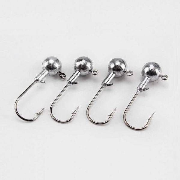 Planet Gates 50pcs 1g 50pcs Jig Head Fishhooks Carbon Steel Fishing Hook 1-20g Lead Jig Hooks For Soft Lure Fishing Accessories YG24