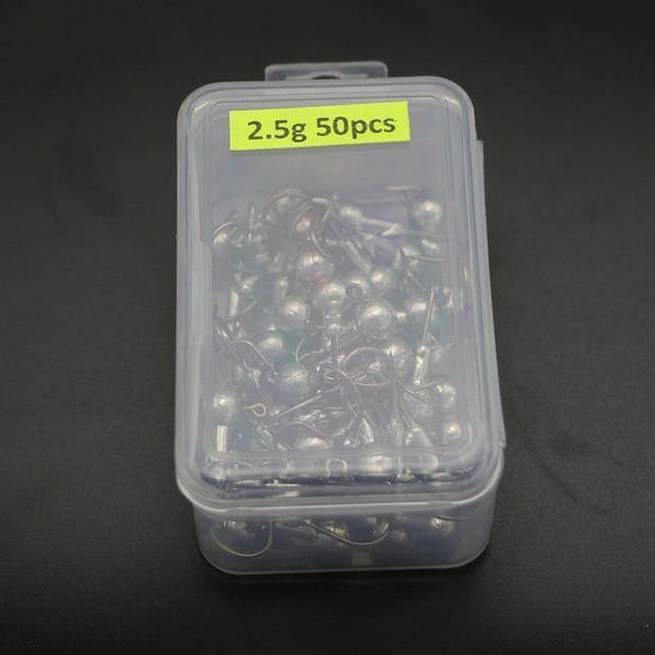 Planet Gates 50pcs 2.5g 50pcs Jig Head Fishhooks Carbon Steel Fishing Hook 1-20g Lead Jig Hooks For Soft Lure Fishing Accessories YG24