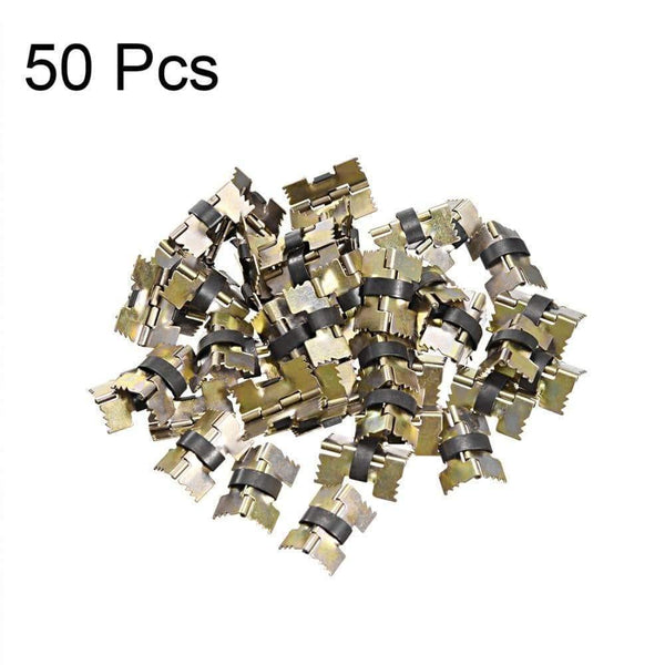 50pcs 20/30/29mm Length Spring Loaded Hinges for Glasses Case Jewelry Wooden Box, Cabinet Doors,with Spring Steel