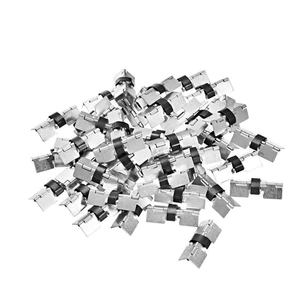 50pcs 20/30/29mm Length Spring Loaded Hinges for Glasses Case Jewelry Wooden Box, Cabinet Doors,with Spring Steel