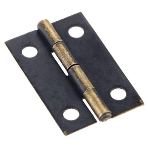 Planet Gates 50Pcs 24*16mm Furniture Hinge Cabinet Drawer Door Butt Hinge Antique Bronze Wood Jewelry Box Hinges for Furniture Hardware