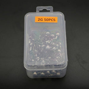 Planet Gates 50pcs 2g 50pcs Jig Head Fishhooks Carbon Steel Fishing Hook 1-20g Lead Jig Hooks For Soft Lure Fishing Accessories YG24