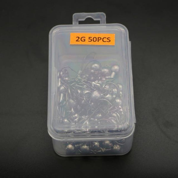 Planet Gates 50pcs 2g 50pcs Jig Head Fishhooks Carbon Steel Fishing Hook 1-20g Lead Jig Hooks For Soft Lure Fishing Accessories YG24