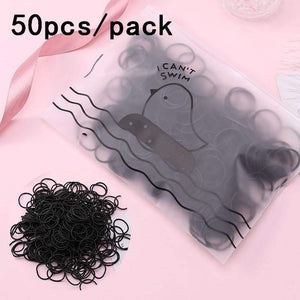 1000pcs/Pack Girls Colorful Small Disposable Rubber Bands Kids Ponytail Holder Elastic Hair Bands Ties Fashion Hair Accessories