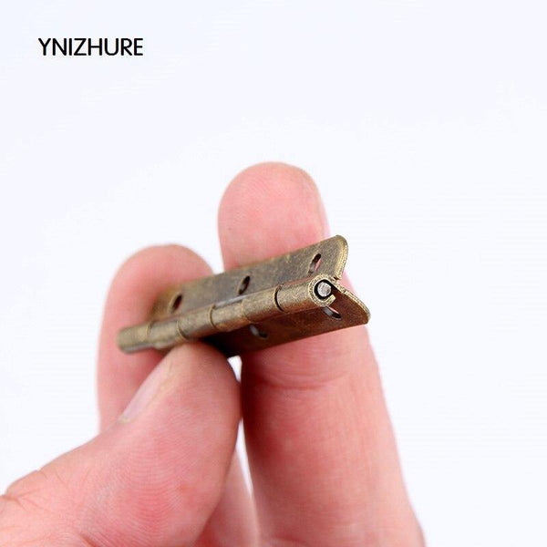 50pcs 50*15mm  Limited Top Fashion Furniture Hinges Blum  Antique Wooden Gift Box Hinge 6 Hole Hinges For Jewelry Boxes