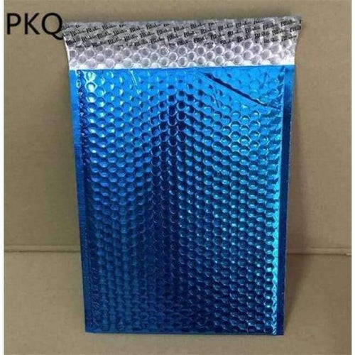 Planet Gates 50PCS Aluminium Foil Bubble Envelopes Bags Blue Mailers Padded Shipping Envelope With Bubble Mailing Bag Business Supplies