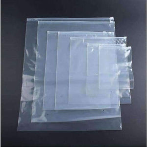 Planet Gates 50pcs Big Transparent Clothing Plastic packing bags 12C Reusable Zipper lock Clear Clothing courier bag 50x60cm clothes supplies