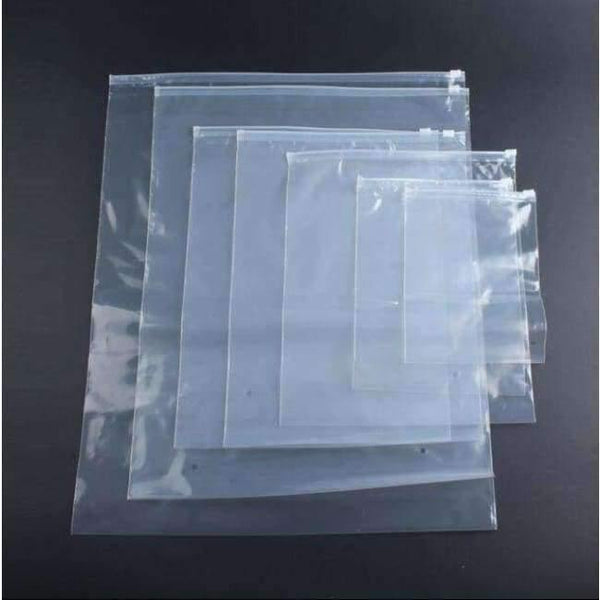 Planet Gates 50pcs Big Transparent Clothing Plastic packing bags 12C Reusable Zipper lock Clear Clothing courier bag 50x60cm clothes supplies