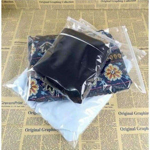 Planet Gates 50pcs Big Transparent Clothing Plastic packing bags 12C Reusable Zipper lock Clear Clothing courier bag 50x60cm clothes supplies