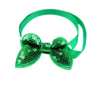 Planet Gates 50pcs Christmas Pet Supplies Sequin Pet Dog Cat Bowties Neckties Puppy Pet Wedding Bow tie Dog Christmas Grooming Products