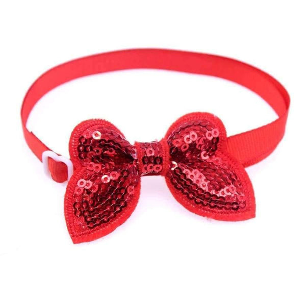 Planet Gates 50pcs Christmas Pet Supplies Sequin Pet Dog Cat Bowties Neckties Puppy Pet Wedding Bow tie Dog Christmas Grooming Products