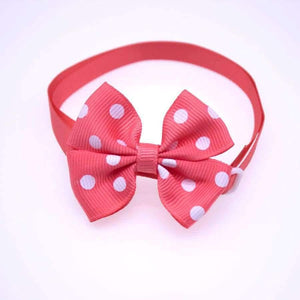 Planet Gates 50pcs Dog pet Neck Accessories Dot Designs Pet Cat Bows Bowties Puppy Pet Ribbon Bow tie Cute Pet Grooming Products