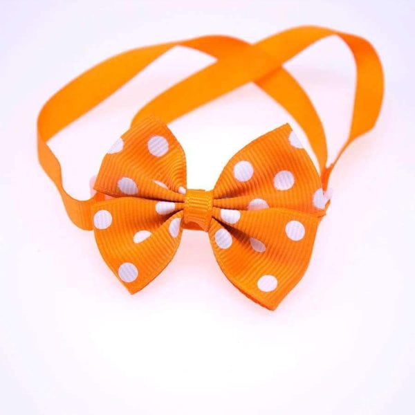 Planet Gates 50pcs Dog pet Neck Accessories Dot Designs Pet Cat Bows Bowties Puppy Pet Ribbon Bow tie Cute Pet Grooming Products