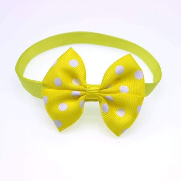 Planet Gates 50pcs Dog pet Neck Accessories Dot Designs Pet Cat Bows Bowties Puppy Pet Ribbon Bow tie Cute Pet Grooming Products