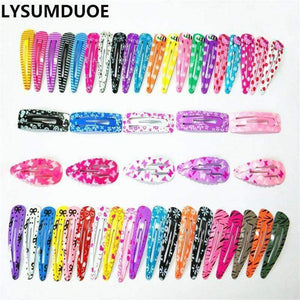 Planet Gates 50Pcs Fashion Girl Bow Hairpin BB Clip Children Barrette Metal Hairpins Cartoon Flower Hairgrip Women Jewelry Hair Accessories