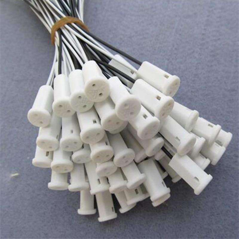 Planet Gates 50pcs High quality 50CM Crystal lamp holder lamp holder socket  G4 led / G4 / bulb plug, 12V 10-20W lighting accessories