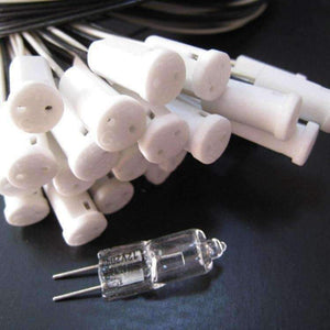 Planet Gates 50pcs High quality 50CM Crystal lamp holder lamp holder socket  G4 led / G4 / bulb plug, 12V 10-20W lighting accessories