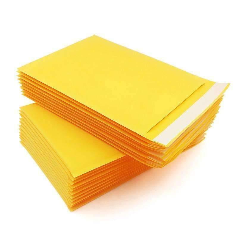 Planet Gates 50PCS/lot 110*130mm Kraft Paper Bubble Envelopes Bags Mailers Padded Shipping Envelope With Bubble Mailing Bag Business Supplies