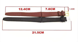 Planet Gates 50PCS/lot 18mm genuine leather watch band watch strap watch parts black and brown color - 091203