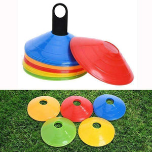Planet Gates 50pcs/lot Football Training Cones Marker Discs Soccer High Quality Sports Saucer Entertainment Sport Soccer Training Accessories