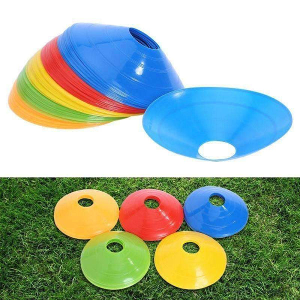 Planet Gates 50pcs/lot Football Training Cones Marker Discs Soccer High Quality Sports Saucer Entertainment Sport Soccer Training Accessories