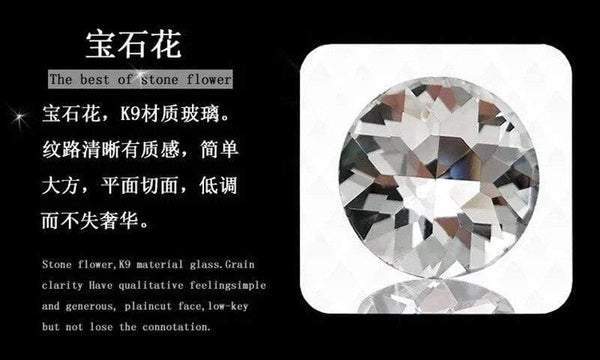 Planet Gates 50pcs/lot High-grade Crystal Gemstone Buttons Sewing Buttons For Sofa Headboard Shirt Glass Buttons For Garments 18/20/25/30mm