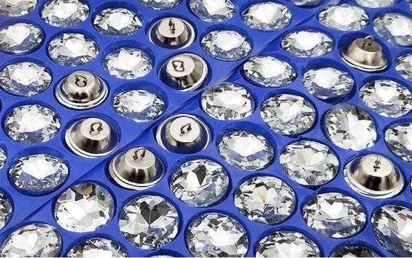 Planet Gates 50pcs/lot High-grade Crystal Gemstone Buttons Sewing Buttons For Sofa Headboard Shirt Glass Buttons For Garments 18/20/25/30mm