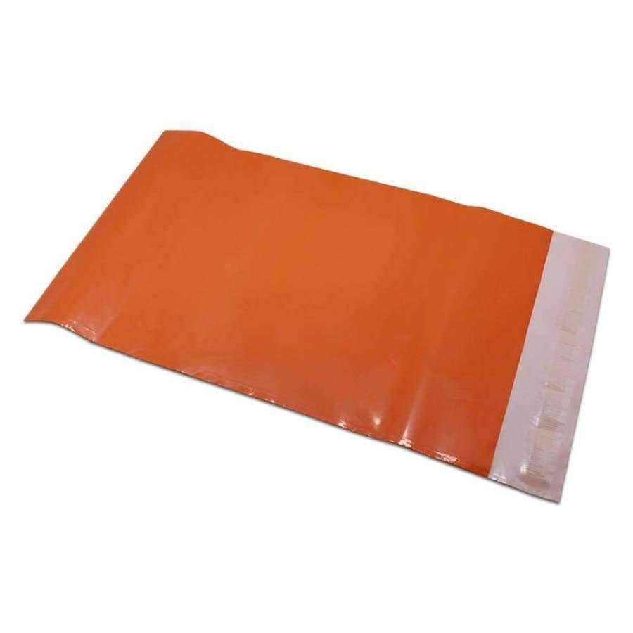Planet Gates 50Pcs/lot Orange Plastic Express Sundries Packaging Bag Self Adhesive Postage Courier Mailing Packing Pouch for Shipping Supply