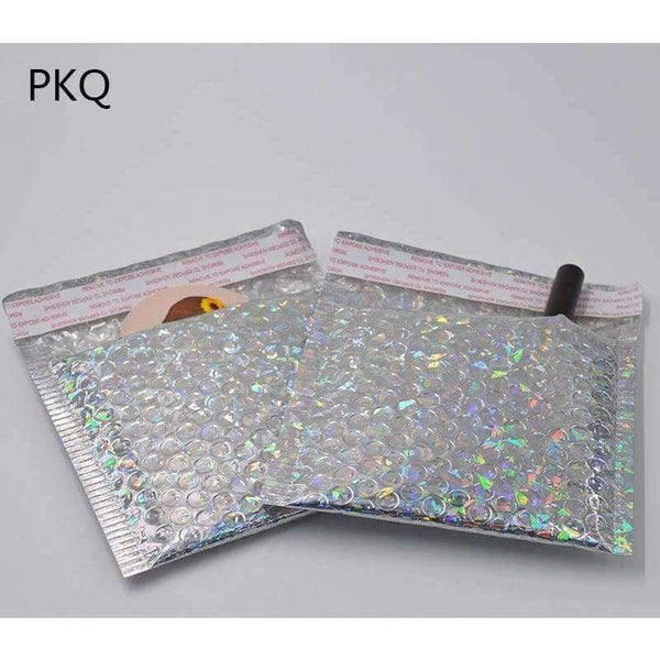 Planet Gates 50PCS/lot Small 15*13cm gold Bubble Envelopes Bag,red Mailers Padded Shipping Envelope With Bubble Mailing Bag Business Supplies