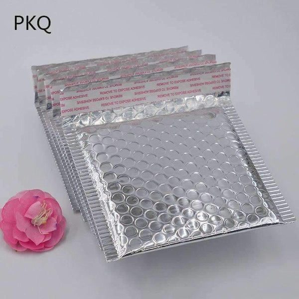 Planet Gates 50PCS/lot Small 15*13cm gold Bubble Envelopes Bag,red Mailers Padded Shipping Envelope With Bubble Mailing Bag Business Supplies