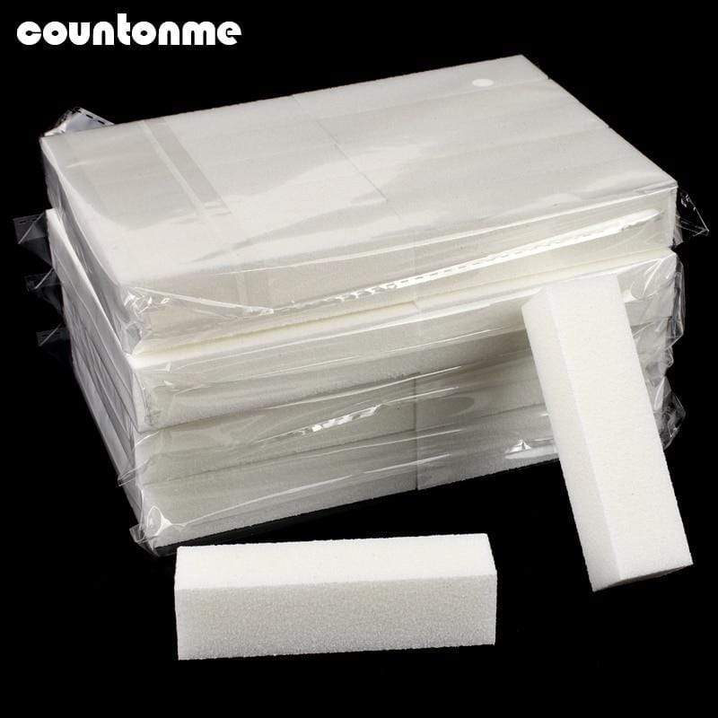 Planet Gates 50Pcs/lot Sponge Sanding Buffer Nail File Grinding Polishing For UV Gel Nail Polish Nail Art Manicure Pedicure Nail Salon Tools