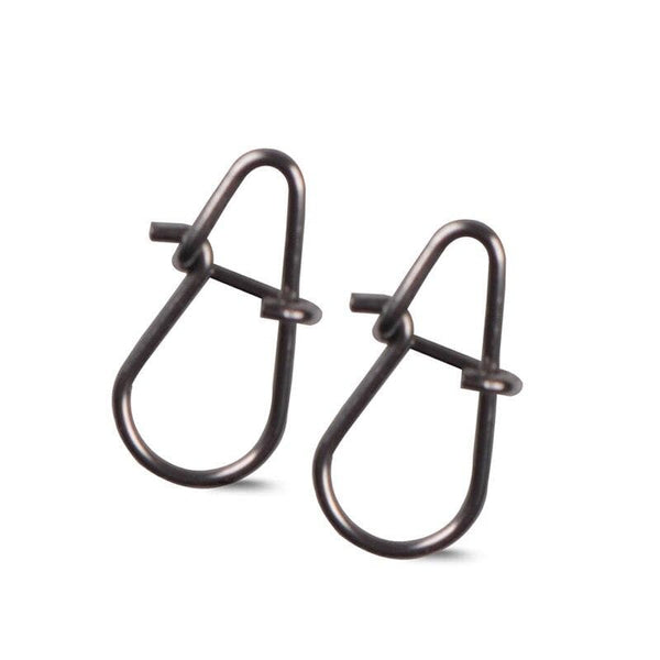 Planet Gates 50Pcs/Lot Stainless Steel Hook Fast Clip Lock Snap Swivel Fishing Solid Rings Safety Snaps Fishing Hook Connector Fishing Tackle