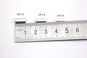 Planet Gates 50pcs/lot White Oval Aluminum Fishing Tube Fishing Wire Pipe Crimp Sleeves Connector Fishing Line Accessories aluminum