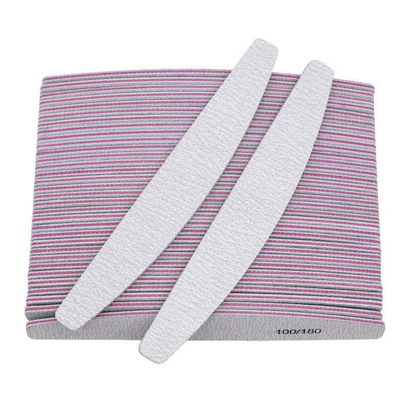 Planet Gates 50Pcs Nail Art Files 100/180 Nails Accessoires Gel Nail Polish Polishing Pedicure Manicure Buffers Nail Care Tools lime a ongle