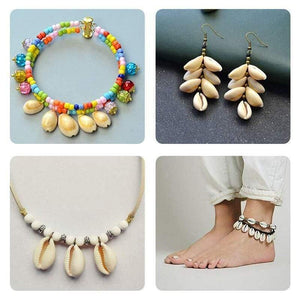 Planet Gates 50pcs Natural Shell Beads White for Women Ladies fashion jewelry Bracelet Necklace Earring DIY Making Gift for Friends f85