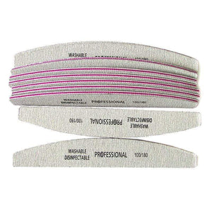 Planet Gates 50pcs Professional Nail Files 100/180 Sandpaper Buffing File Polish Unha Limas Manicure Ongle Pilnik do paznokci Tool Shine