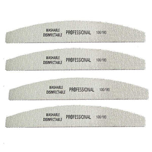 Planet Gates 50pcs Professional Nail Files 100/180 Sandpaper Buffing File Polish Unha Limas Manicure Ongle Pilnik do paznokci Tool Shine